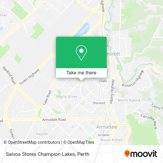 Mapa Salvos Stores Champion Lakes