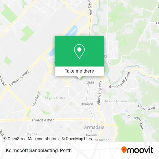 Mapa Kelmscott Sandblasting