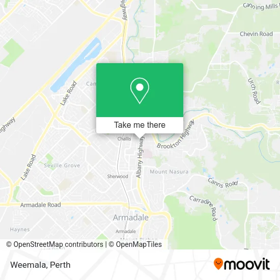Weemala map