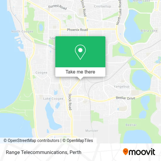 Mapa Range Telecommunications