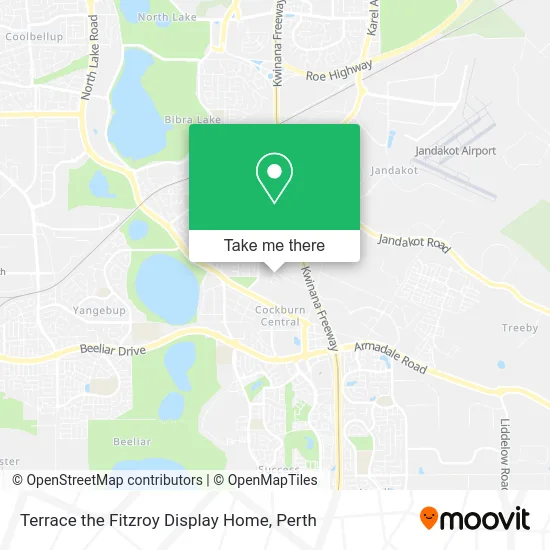 Mapa Terrace the Fitzroy Display Home