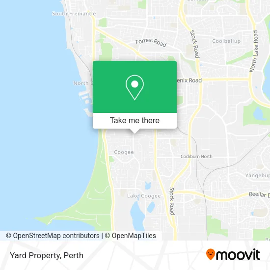 Mapa Yard Property