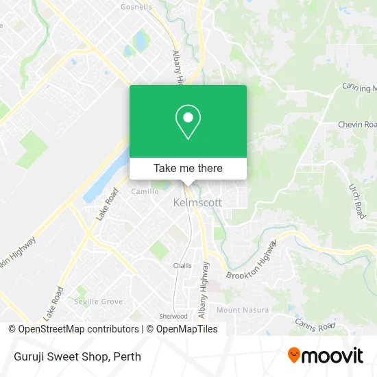 Mapa Guruji Sweet Shop