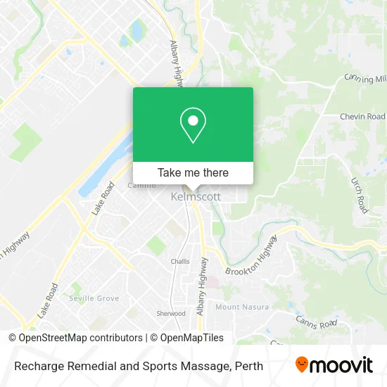 Recharge Remedial and Sports Massage map