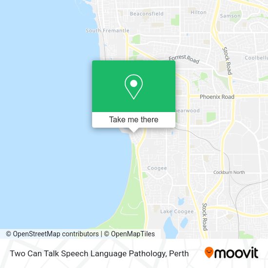Two Can Talk Speech Language Pathology map
