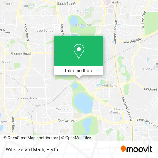 Mapa Wills Gerard Math