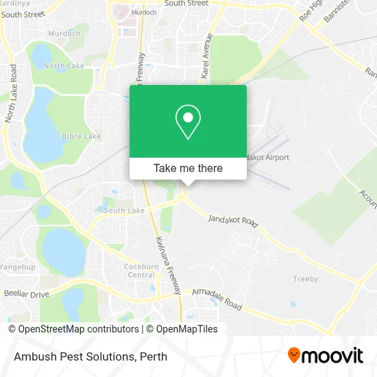 Mapa Ambush Pest Solutions