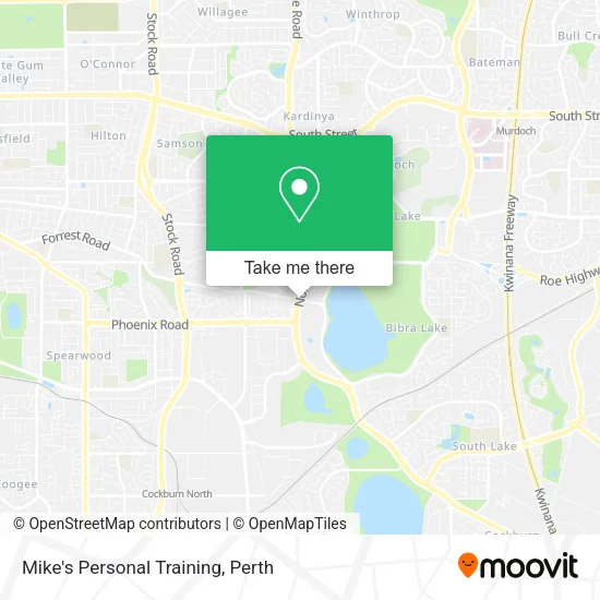 Mike's Personal Training map