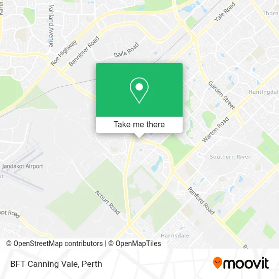Mapa BFT Canning Vale