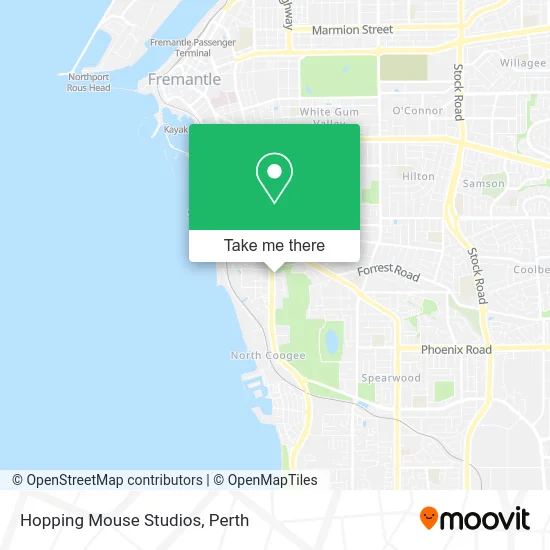 Mapa Hopping Mouse Studios
