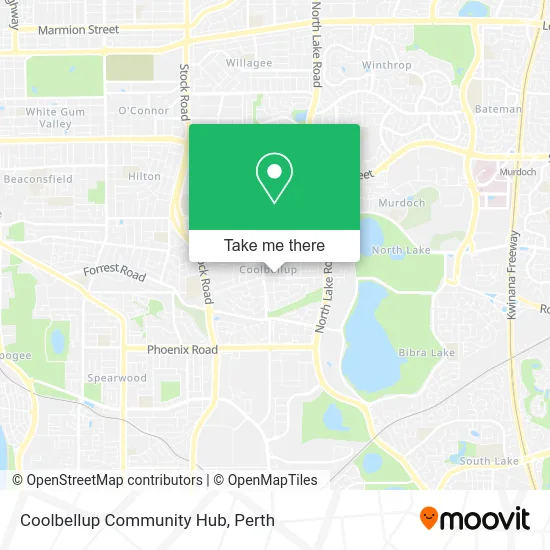 Mapa Coolbellup Community Hub