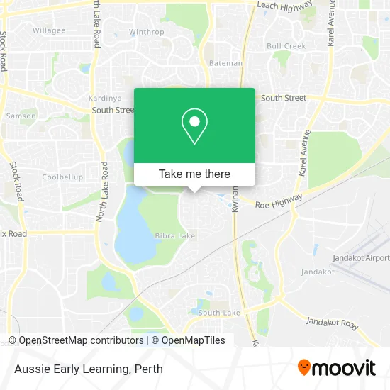 Mapa Aussie Early Learning