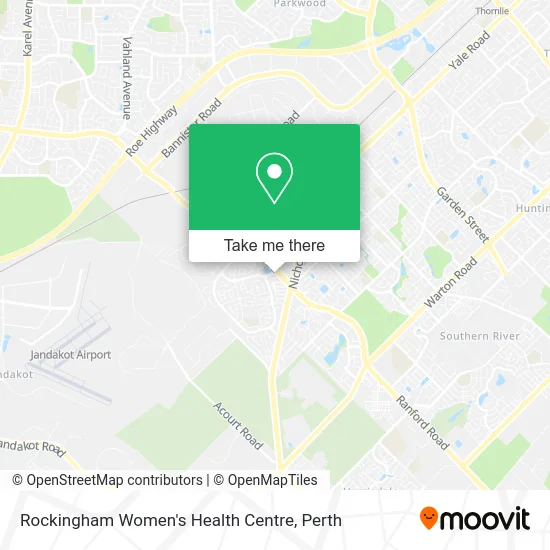 Mapa Rockingham Women's Health Centre
