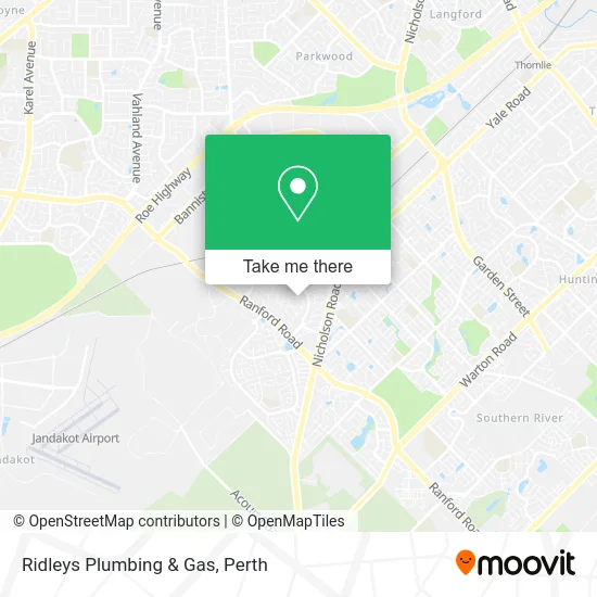 Mapa Ridleys Plumbing & Gas