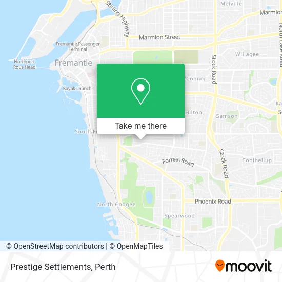Mapa Prestige Settlements