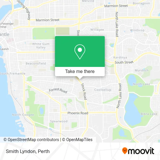 Mapa Smith Lyndon