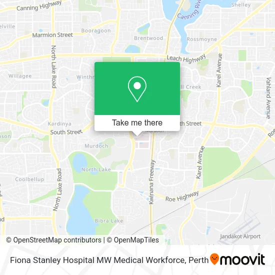 Fiona Stanley Hospital MW Medical Workforce map
