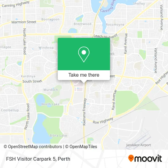 FSH Visitor Carpark 5 map
