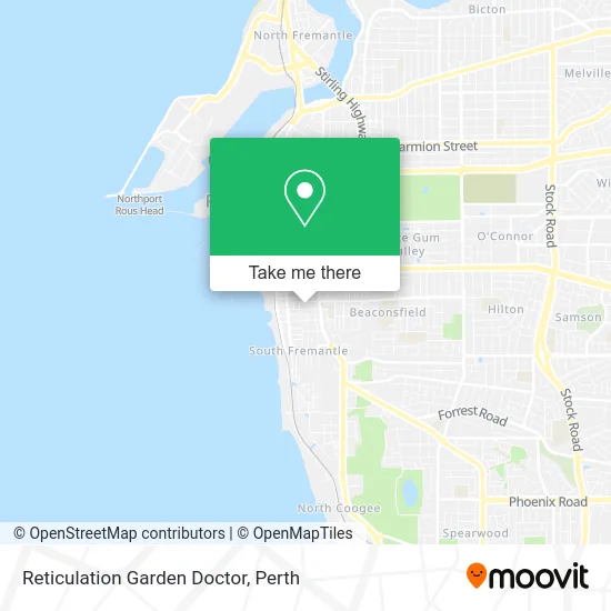 Mapa Reticulation Garden Doctor
