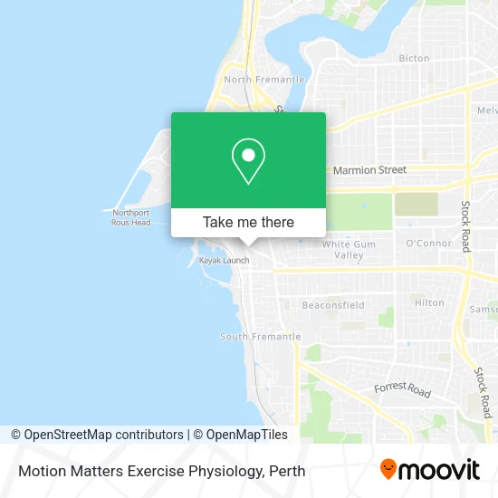 Motion Matters Exercise Physiology map