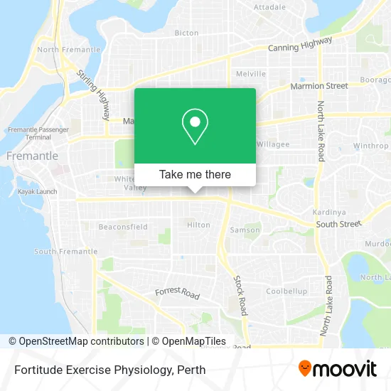 Fortitude Exercise Physiology map