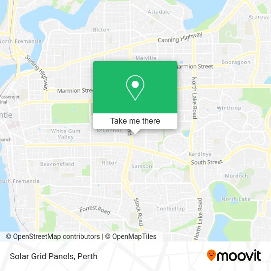 Mapa Solar Grid Panels