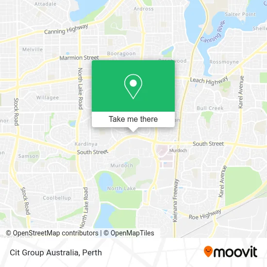 Mapa Cit Group Australia