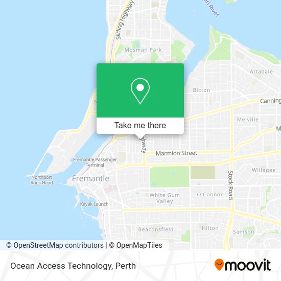 Mapa Ocean Access Technology