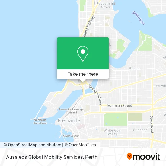 Mapa Aussieos Global Mobility Services