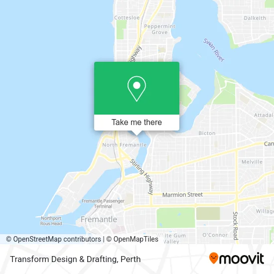 Transform Design & Drafting map