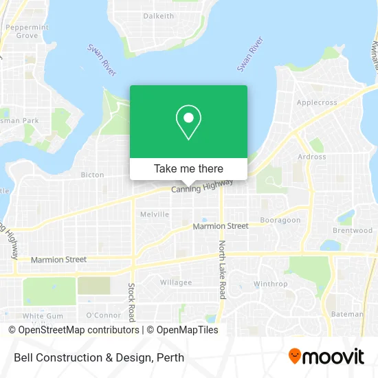 Mapa Bell Construction & Design