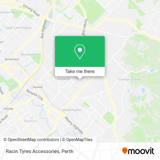 Racin Tyres Accessories map