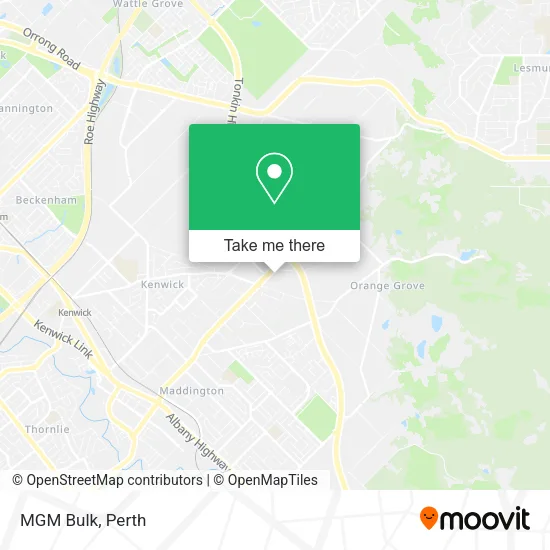 MGM Bulk map