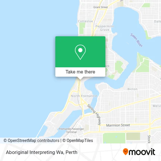 Mapa Aboriginal Interpreting Wa