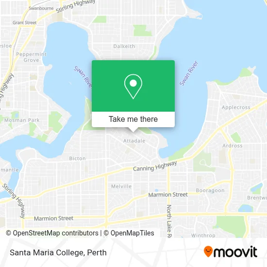 Mapa Santa Maria College