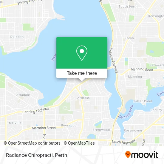 Mapa Radiance Chiropracti