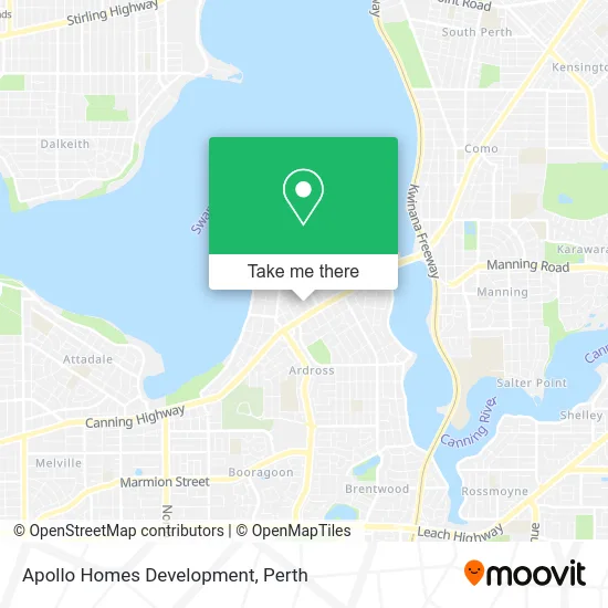Mapa Apollo Homes Development