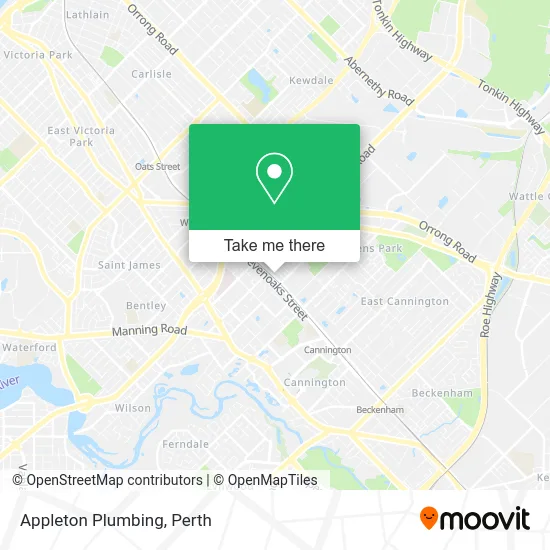 Mapa Appleton Plumbing