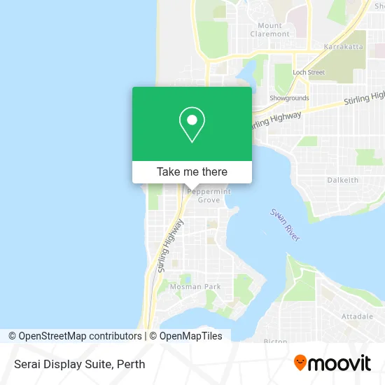 Mapa Serai Display Suite