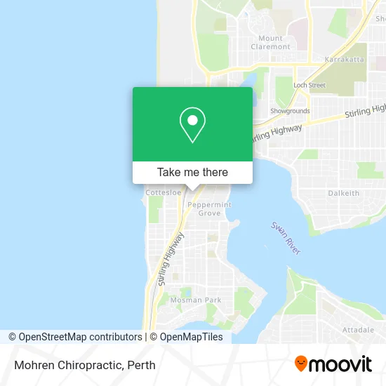 Mapa Mohren Chiropractic