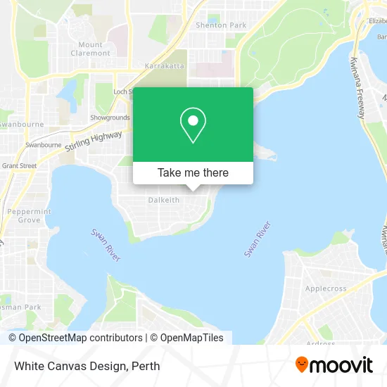 Mapa White Canvas Design