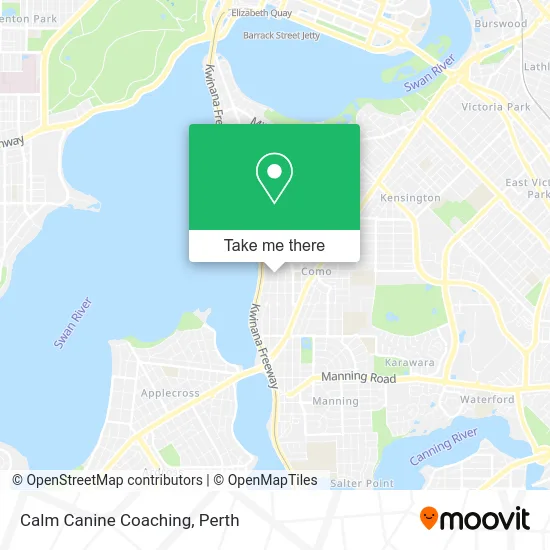 Mapa Calm Canine Coaching