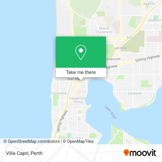 Villa Capri map