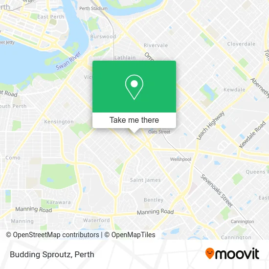 Mapa Budding Sproutz