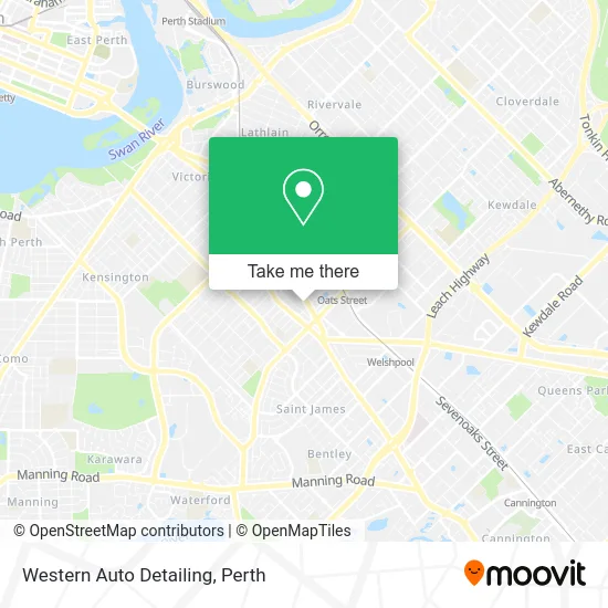 Mapa Western Auto Detailing