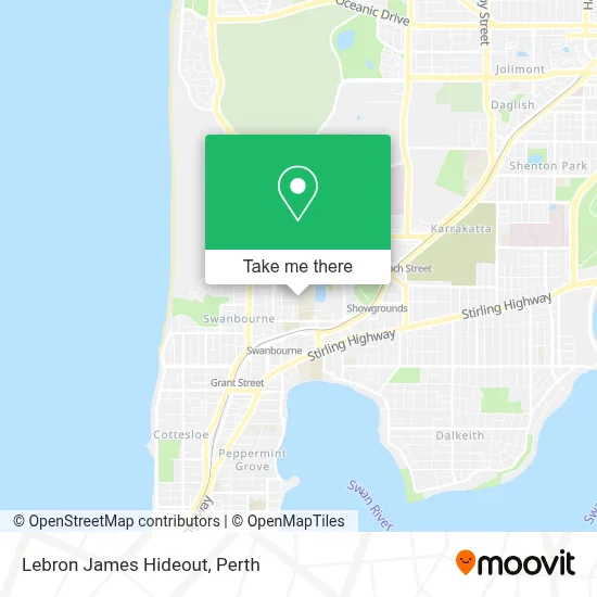 Mapa Lebron James Hideout