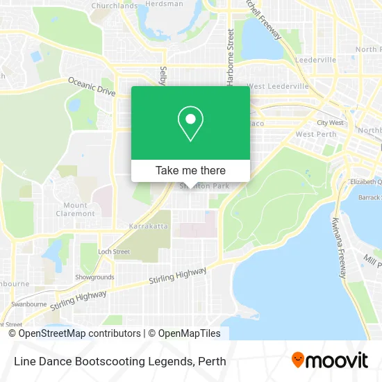 Mapa Line Dance Bootscooting Legends