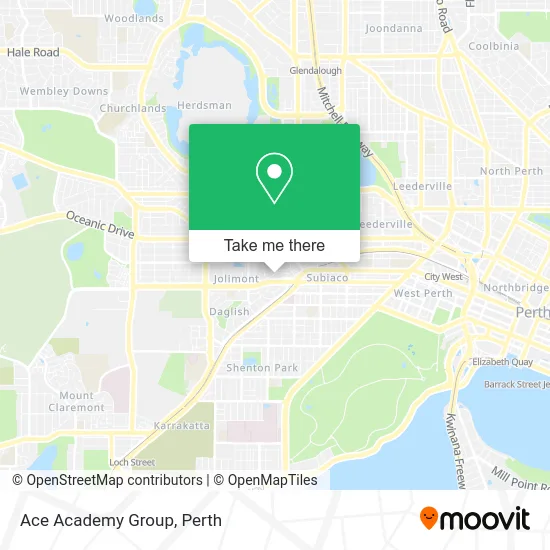 Mapa Ace Academy Group