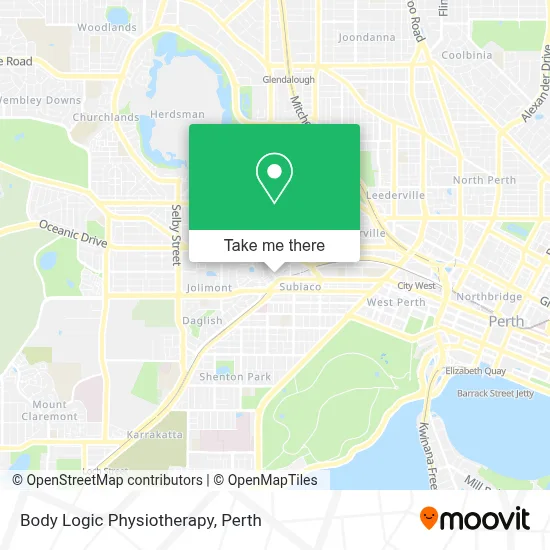Mapa Body Logic Physiotherapy