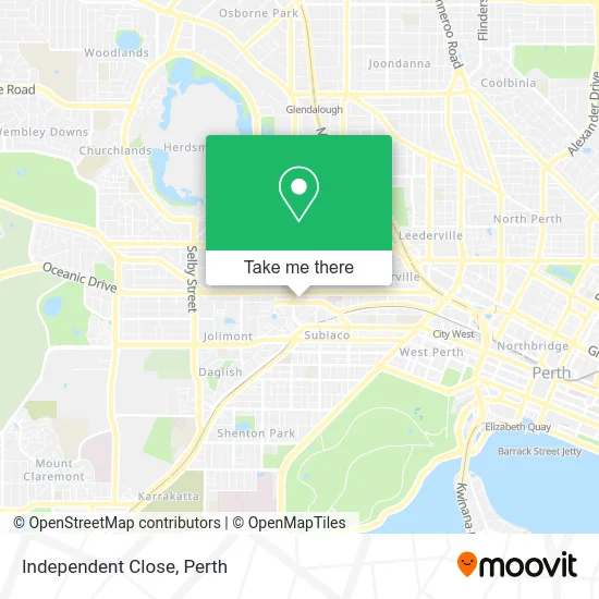 Mapa Independent Close